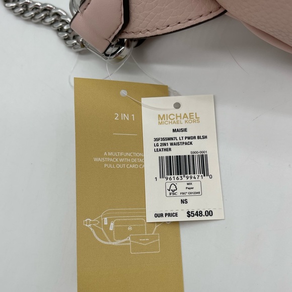 Michael Kors Large Maisie 2 in 1 Waistpack Crossbody Bag - Picture 8 of 8